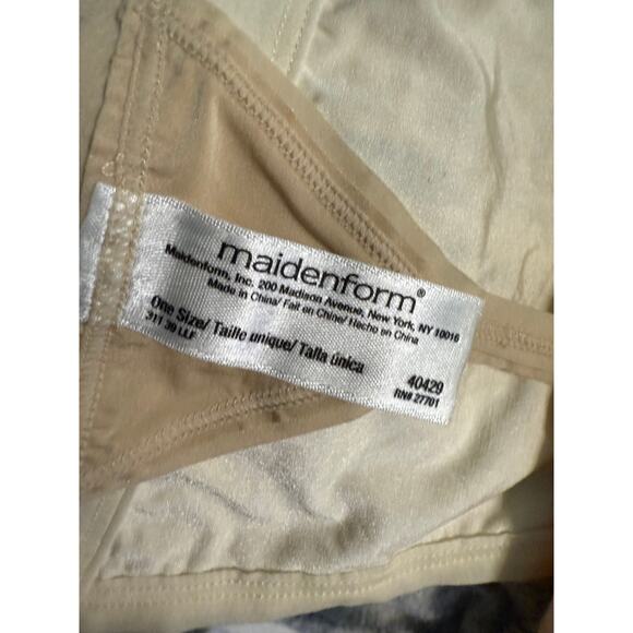 NWOT 3 Maidenform Vintage 90’s Nude Tone Thong Panties - OS - Picture 3 of 5